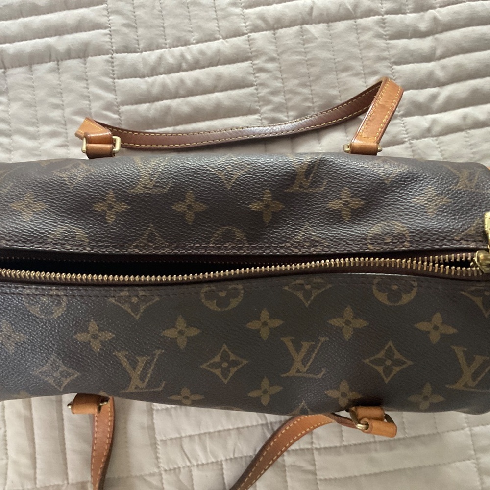 Authentic Louis Vuitton Monogram Round Handbag - image 3